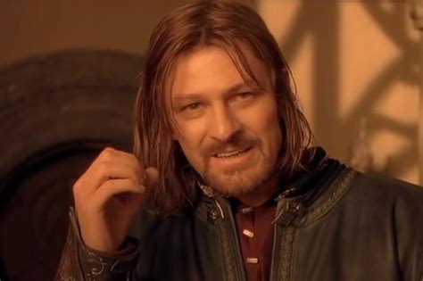 Boromir One Does Not Simply Blank