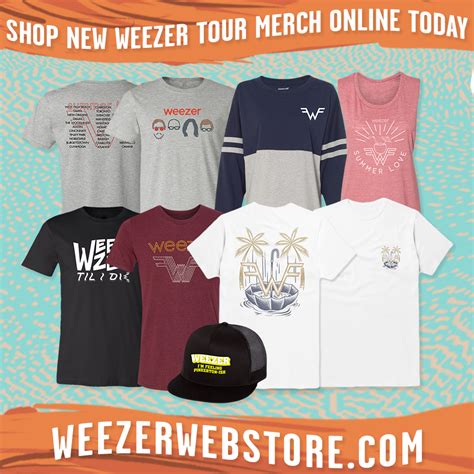 Tour Merch in the Webstore! — Weezer