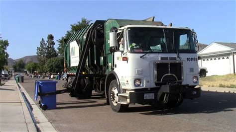 Waste Management Garbage Trucks - YouTube