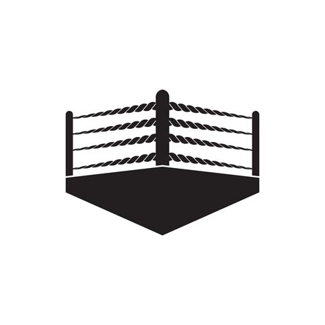 Boxing ring logo,icon vector illustration design 17262586 Vector Art at ...