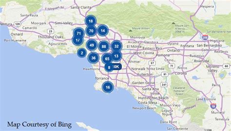 losangeles-houses-map - Housing Stock Market Forecast, Digital Marketing