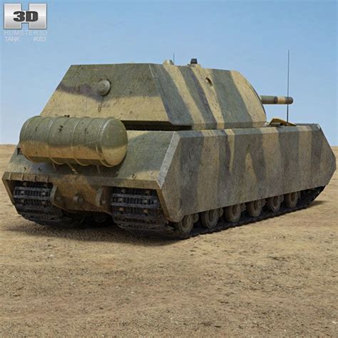 3D model of Panzer VIII Maus | Military vehicles, German tanks, Military guns