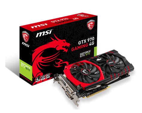 MSI N970-GAMING-4GB NVIDIA GeForce GTX 970 Gaming 4G 4GB GDDR5 256bit PCI-Express 3.0 Desktop ...