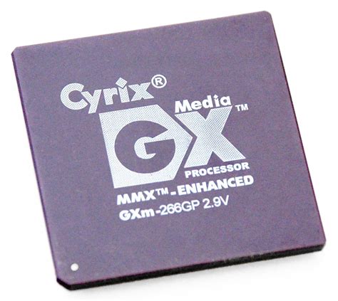 Cyrix MediaGX - CPU MUSEUM - MUSEUM OF MICROPROCESSORS & DIE PHOTOGRAPHY