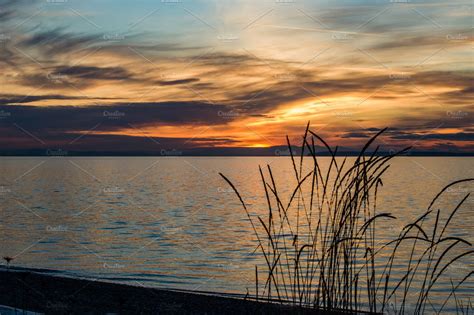 Sunset on semiahmoo bay featuring semiahmoo bay, washington, and bay | Nature Stock Photos ...