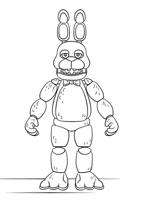 Bonnie The Bunny Coloring Pages at GetColorings.com | Free printable colorings pages to print ...