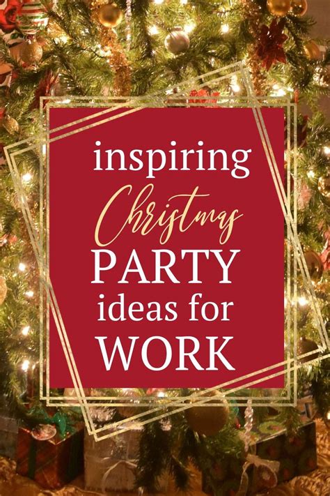 23 Christmas Party Ideas for Work