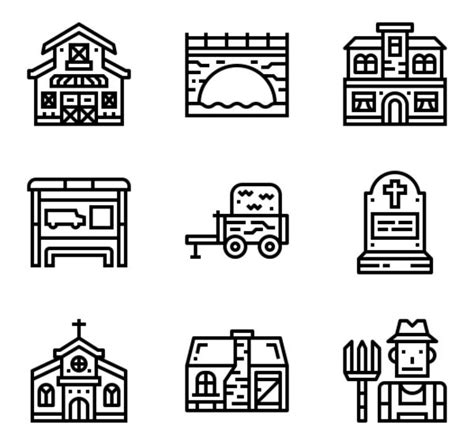 36 free vector icons of Village designed by smalllikeart | Icon pack, Vector icons, Icon