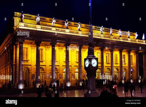 Grand Theatre at Bordeaux, Gironde, Aquitaine, France Stock Photo - Alamy