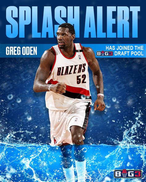 Greg Oden Joins BIG3 Draft Pool – BIG3