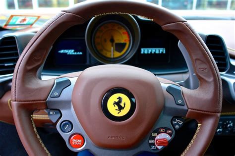 2010 Ferrari 458 Review Steering WHeel - egmCarTech