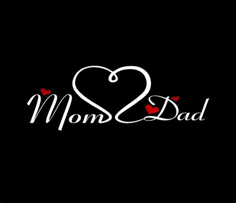 Love You Mom and Dad Decal Sticker for Your Car Truck SUV Van - Etsy UK