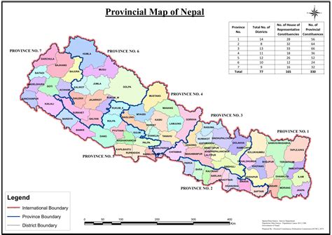 Map Of Nepal With Districts - Hiking In Map