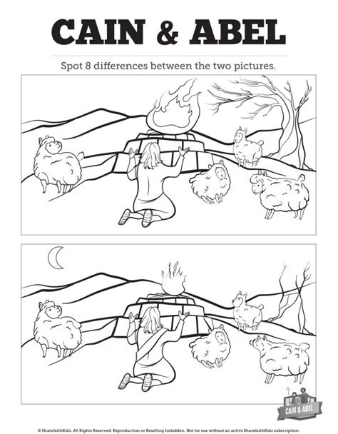 Cain and Abel Kids Spot The Difference | Clover Media