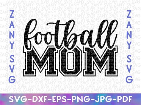 Football Mom Svg Files for Cricut Cut Files Silhouette - Etsy