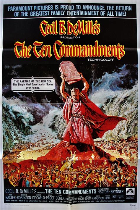 The Ten Commandments Poster