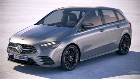 Mercedes Benz B-Class AMG 2019 3D Model by SQUIR