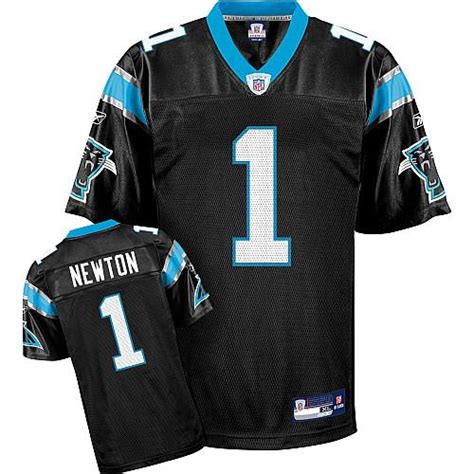 Panthers #1 Cam Newton Black Stitched NFL Jersey | NoDaysOffCal.com