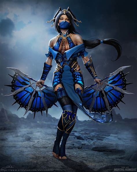 ArtStation - Kitana - fan art, Aleksandra Skiba em 2020 | Mortal combate desenho, Mulher desenho ...