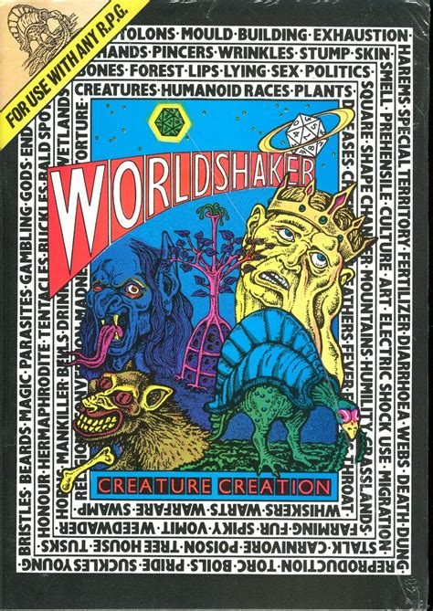 Worldshaker: Creature Creation, "For Use With Any RPG" "Bristles, Beards, Magik, Parasites ...