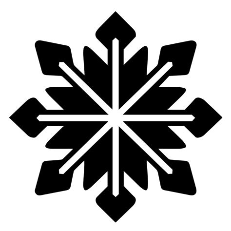 Snowflake vector icon Xmas December decoration 23648484 Vector Art at Vecteezy