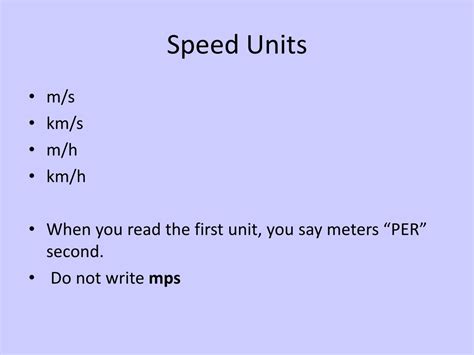 PPT - Speed, Velocity, and Acceleration PowerPoint Presentation, free download - ID:9193503