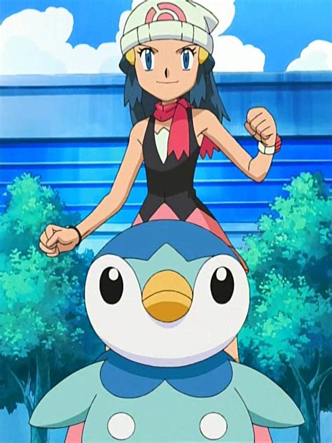 File:Dawn Piplup practicing.png - Bulbagarden Archives