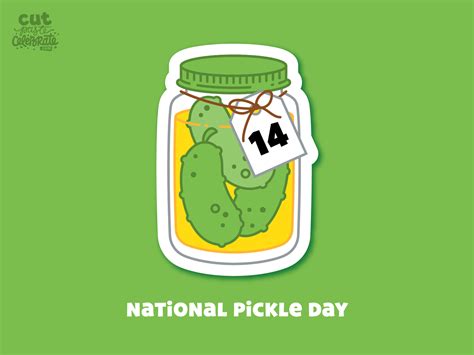 November 14 - National Pickle Day by Curt R. Jensen on Dribbble