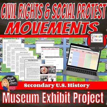 Civil Rights Movement Groups | Museum Exhibit Project | Print & Digital