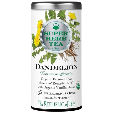 Organic Dandelion SuperHerb® Tea Bags | The Republic of Tea