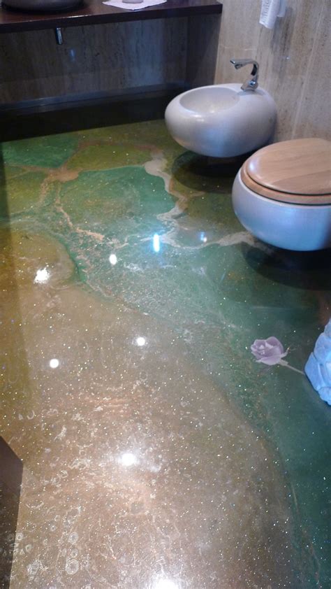 epoxy shower floor diy - Dominica Warfield