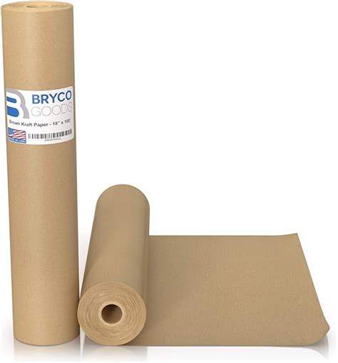 Amazon.com: Brown Kraft Paper Roll - 18" x 1,200" (100') Made in The ...