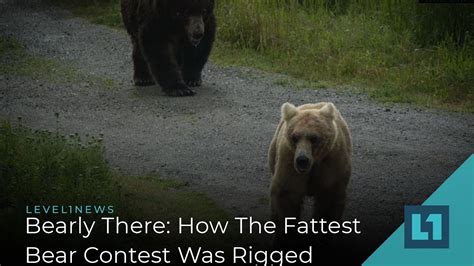 Level1 News October 25 2019: Bearly There: How The Fattest Bear Contest Was Rigged - YouTube