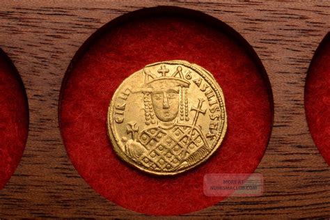 Rare Byzantine Gold Solidus Coin Of Empress Irene - 797 Ad