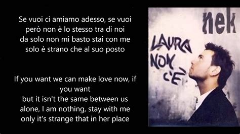 Nek - Laura non c'è (Lyrics & English Translation) Chords - Chordify