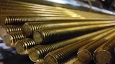 What are the common types of threaded bar?