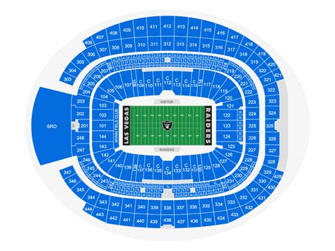 Allegiant Stadium Las Vegas Nv Seating Chart - Image to u