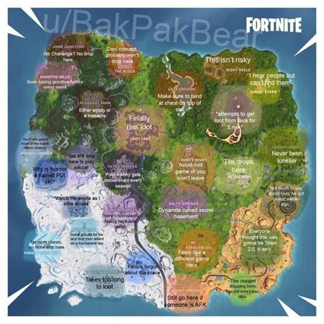 Updated Guide to Drop Locations : r/FortNiteBR