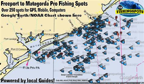 Freeport to Matagorda Fishing Spots | Texas Offshore GPS Fishing Spots