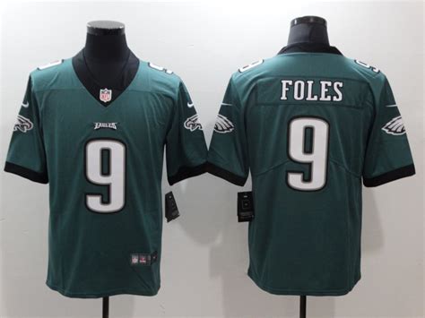 Nike Eagles 9 Nick Foles Green Vapor Untouchable Limited Jersey