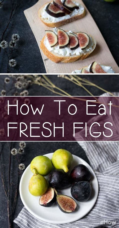 How to Eat Fresh Figs | ehow.com | Fig recipes, Fig recipes fresh, Fig appetizer