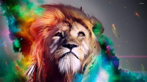 🔥 [50+] Lion Art Wallpapers | WallpaperSafari