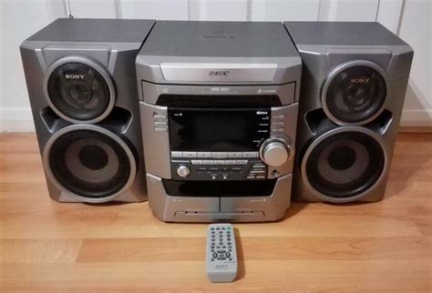 Sony MHC-BX3 Mini Hi-Fi System Stereo 3 CD Changer, Twin Cassette, Radio | in Folkestone, Kent ...