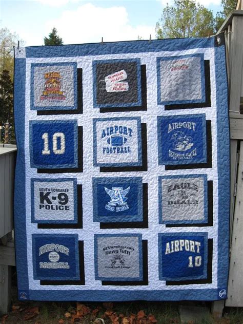 Turn your old favourite shirts into a T-shirt quilt! | Craft projects for every fan!