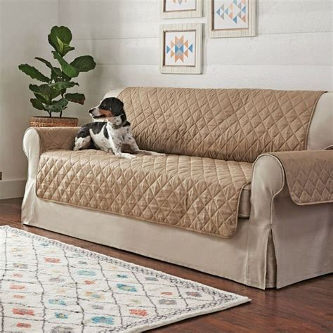 Waterproof Quilted Sofa Cover Couch Cushion Pet Slipcover Furniture Protector # ...