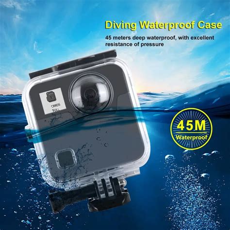 Protective Camera Case Gopro Fusion 360 | Waterproof Housing Case Gopro ...