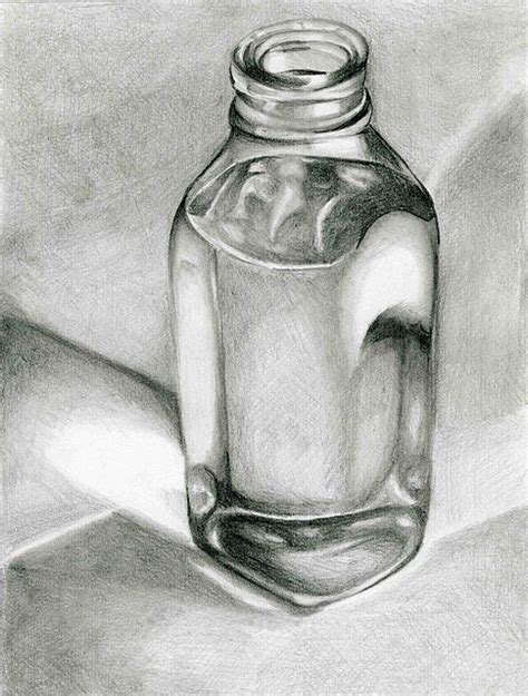 for drawing - perfume bottle reflection on glass - Google Search ...