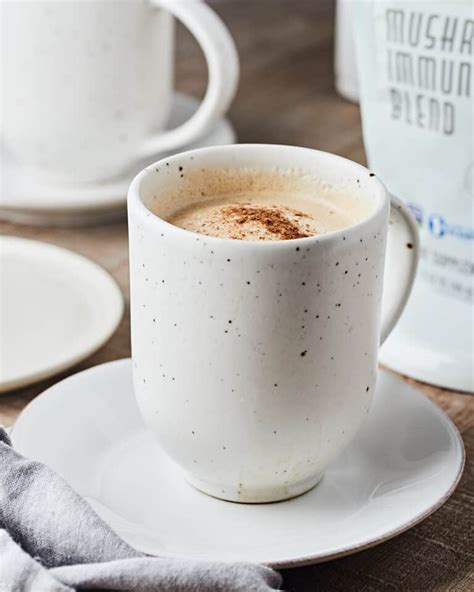 Adaptogenic 5-Minute Vegan Mushroom Latte Recipe - Resplendent Kitchen