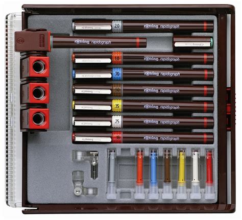 rotring ink pens | Rotring pens, Pen, Drawing supplies