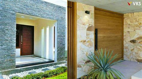 House Exterior Wall Tiles Design | Front Wall Design | Stone Wall Cladding Elevation Home ...